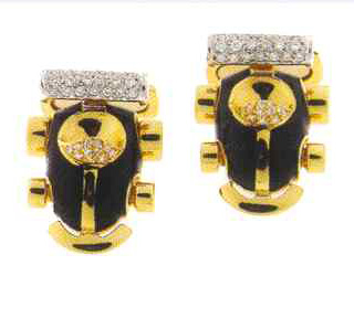 CF776 18K CUFFS, G.PRIX, BLACK, DIA