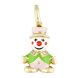 CLW108C  CLOWN GREEN JACKETPINK PANTS DIAMOND COLLAR