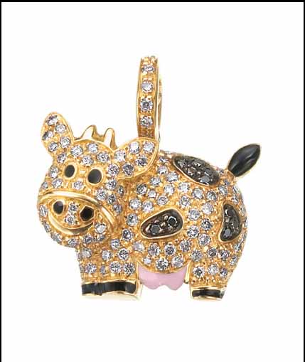 CW1PPV P/DIA PAVE R/G COW W/DIA