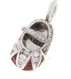 P557 WG PAVE WRUBY & DIAM BAGUETTE & DIA STRAPS