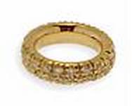 SKS104 18K YG, RND PRONG SET SPACER 0.25