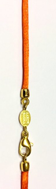 R100 24 18K Y/G ORANGE SILK ROPE