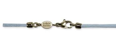 R100LB  Y/G  BLUE SILK ROPE, 18K CLASP AR-335191