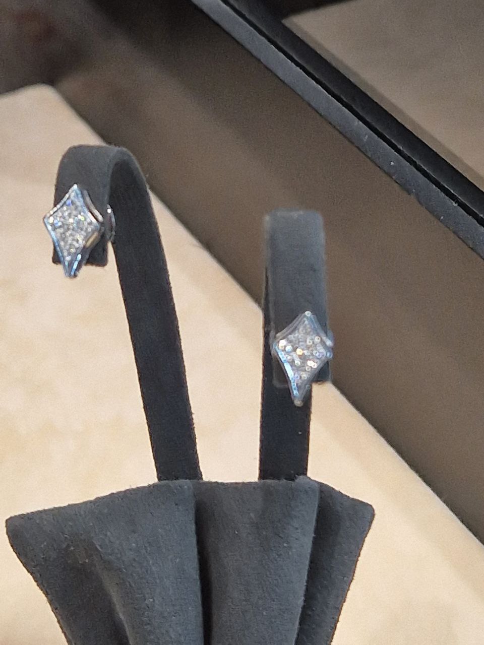 OR BAN/PINK EARRINGS 18K WG Tourmaline & Dia