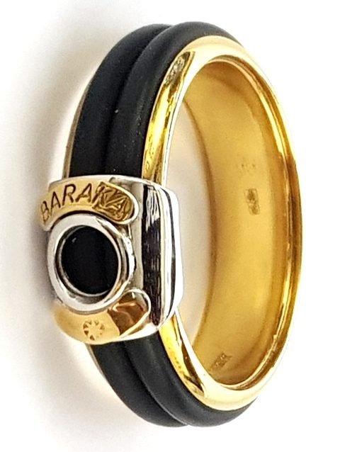 ANC2C GOLD&RUBBER RING