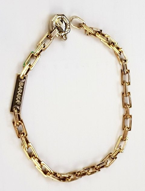 BR21109 B002 GOLD 18K WP FRAME-BRACCIALE 21.0 SCC903S1/B 450019