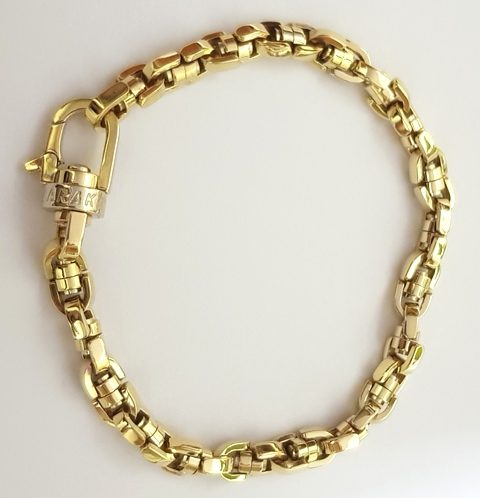 BR21180  GOLD 18K YW 21 Bracelet    B-333664