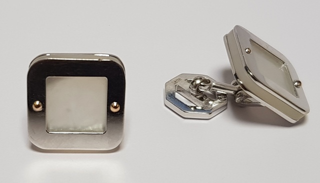 PS20980 MP GOLD 18K LINK-CUFFLINKS