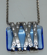 GC10236BQBW XXI/NECKLACE .21CT