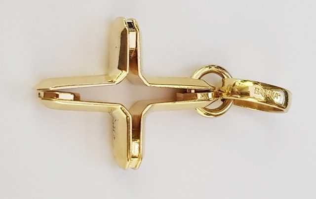 CR20787 GOLD 18K Y CROSS 24.80