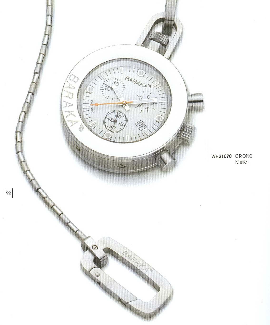 WH21070 METAL TASKA-OROLOGIO TEMPO