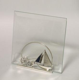 1901 D FRAME W/BOAT CM 13X13