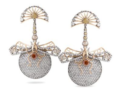 E1216 Earrings Dragonfly