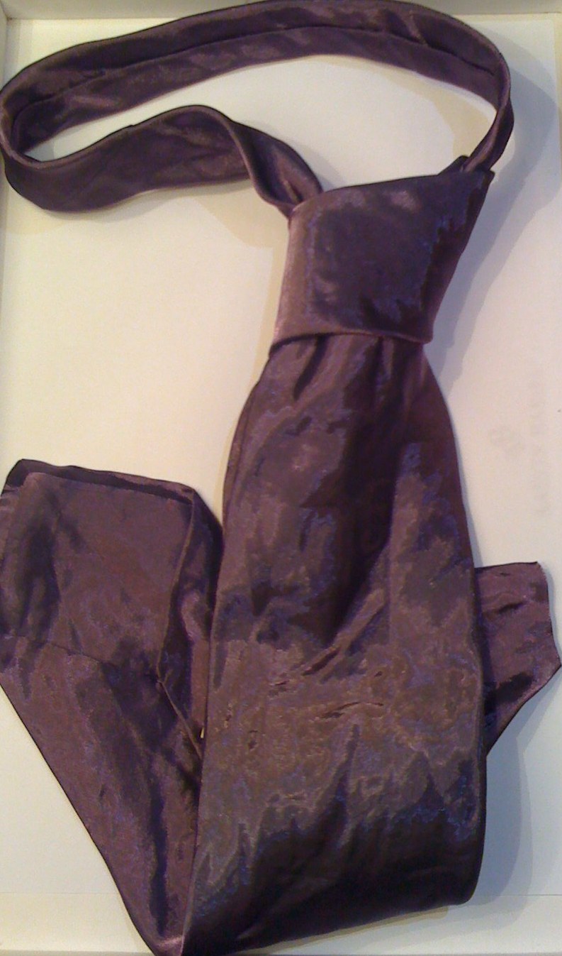 AFACCRA1P1 CRAVATTA ARG/SETA IN TESSUTO PESANTE