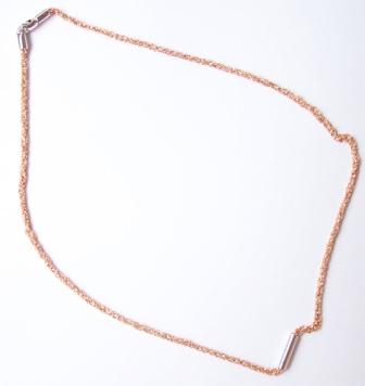 OR038GC/BRGG  GIROCOLLO ORO/BR.CT.0,01 NECKLACE 18 KT GOLD D ct 0,01 n°1