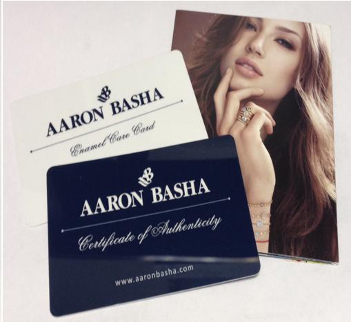 AARON BASHA Сертификат