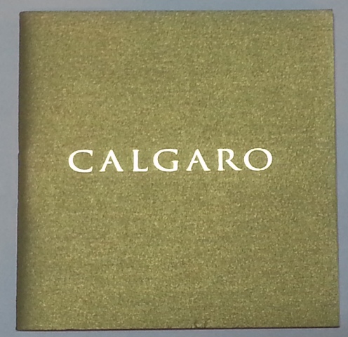 CALGARO Сертификат золото