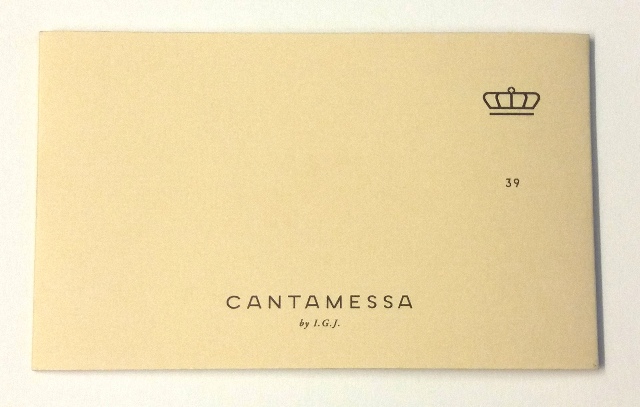 CANTAMESSA  Сертификат