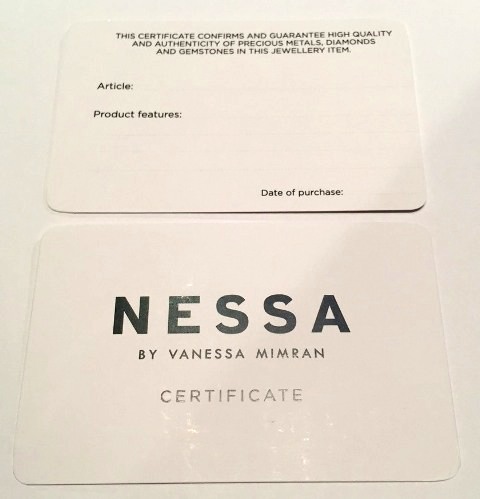 NESSA  Сертификат