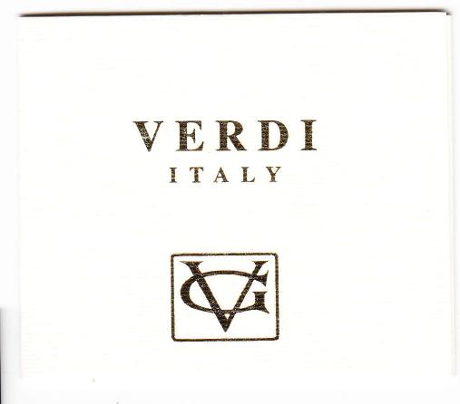 VERDI Сертификат