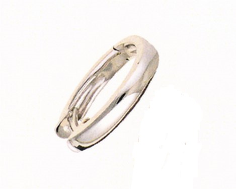 18363 Single ring for earring in w/g