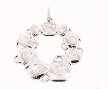 30359   ET VOILA SILVER BELLS PENDANT