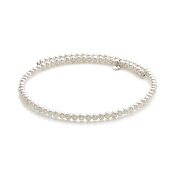 39412 Choker in freshwater pearls and silver Accessories necklace