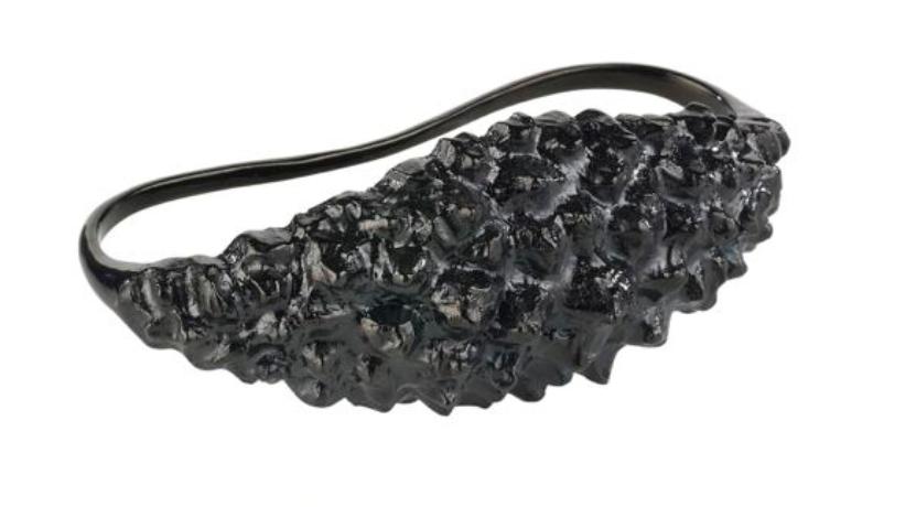 B1064 KLOUD Hand Bracelet Black Titanium Size M