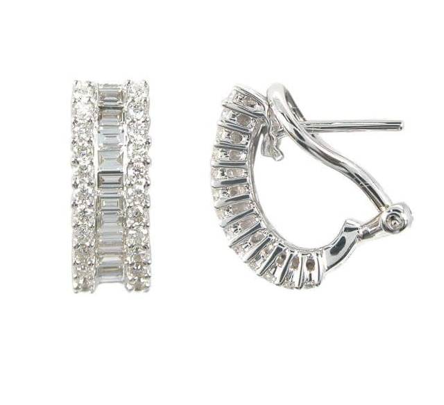 L2009651 DE43563S01W18W 18K WHITE GOLD WITH DIA EARRING