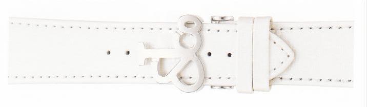 90815035 22mm White Satin Strap
