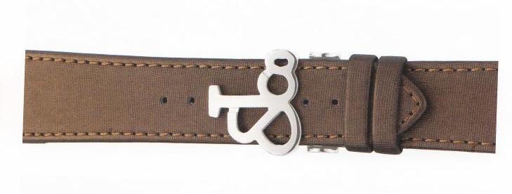 90815046 22mm Brown Satin Strap