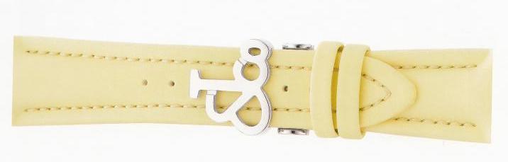 PY22 Yellow Rubber band 22mm with backle