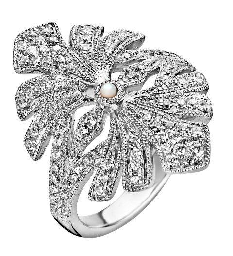 AN15 Ring silver, gold plated