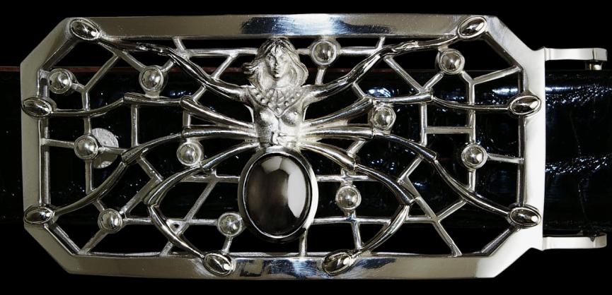 BC610 GARDEN GODDESS SM 1 SILVER BUCKLE