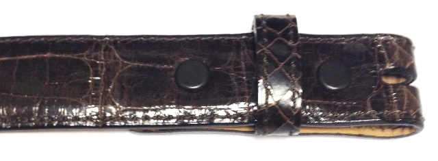 SA-10 ALLIGATOR 1" FOR SMALL BUCKLES BROWN 06