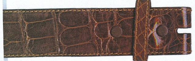 SA-30 ALLIGATOR 1.5″ FOR LARGE BUCKLES HONEY/COGN 07