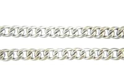 LLL-11826-500  18K SMALL CHAIN LINK CHAIN W/LOBSTER CLASP (WG) 26"