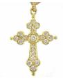 PPP-00189-004  MEDIUM GOTHIC CROSS PENDANT (DIAMOND 0.73CTS)