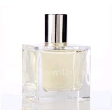 SOM-178P3-800 PERFUME III SQUARE BOTTLE 50ml GLASS BOTTLE  WITH SILVER CAP/LR LOGO