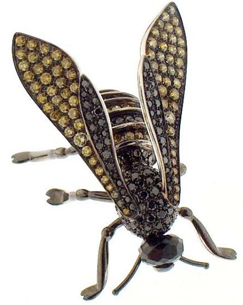 PS002 Pendant Dia black and fancy