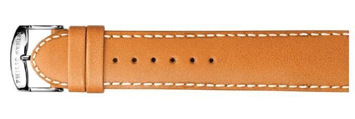 3-CSTC  Chrono Calf Stitched Leather Camel band