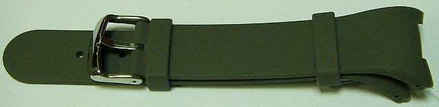 32-STRP-RGRSS  Active Large Replacement Band - Rubber Gray - SS Buckle