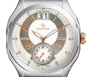 16-HRGW Prestige Round  Large, Rose Gold/White Dial