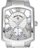 21-FMOP-SS Ladies Steel Clasic Tank, Sgl TimeZon, Mop Dial