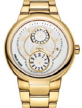 31-AGW-GSS Lady Gold  Plated  Case, White  Dial, Gold Plated Bracelet