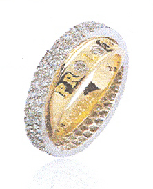 RG 5137 Y00 Ring WG and YG, Dia