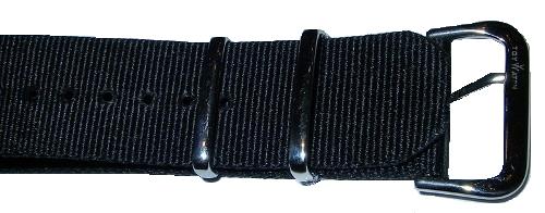 OSBKC Black Canvas Strap  STRAP Oversize