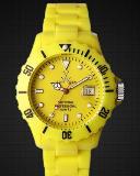 FL03YL FLASH ONLY TIME YELLOW DIAL –  YELLOW BEZEL – YELLOW PLASTERAMIC CASE YELLOW PLASTERAMIC BR