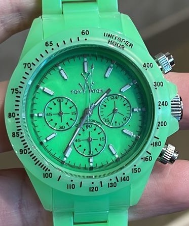 FLD11GR FLUO DISCO CHRONO GREEN DIAL
