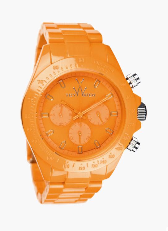 MO12OR Monochrome Chrono Orange Dial-Orange Bezel-OR Plasteramic Case-OR Plasteramic Strap